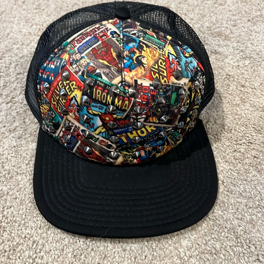 Marvel Studded Snap Back Ball Cap